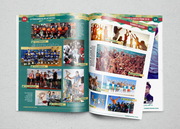 YEARBOOK TEMPLATE DESIGN VOL 1 by hiro27 | GraphicRiver